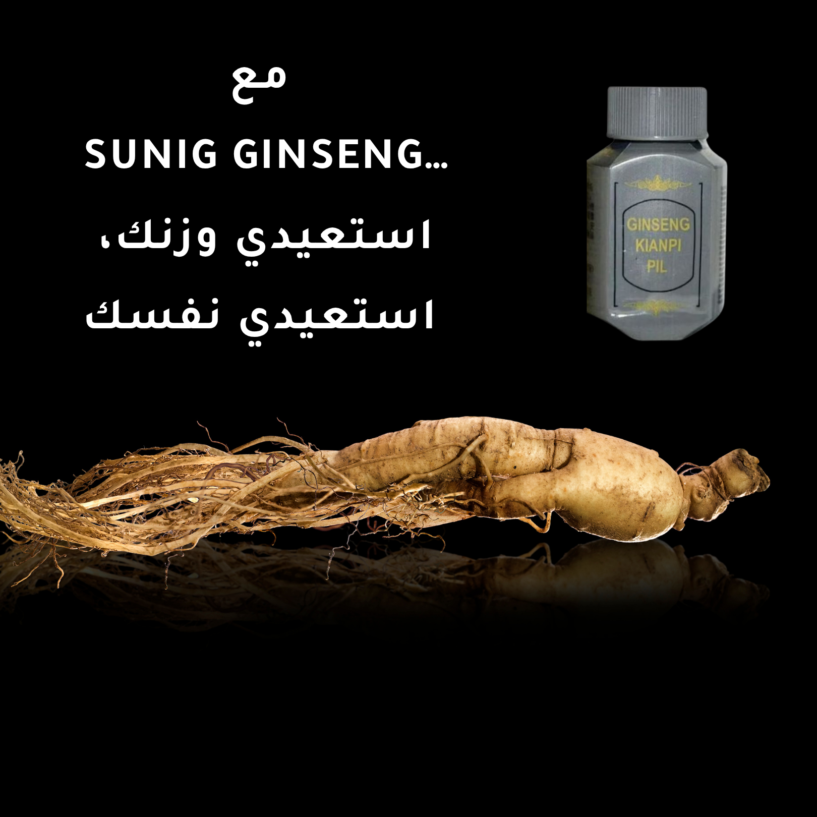 Ginseng Kianpi Pil – كبسولات الجينسنغ لزيادة الوزن بشكل طبيعي